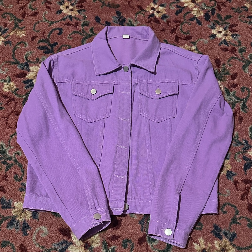 Purple Women's Denim Jacket